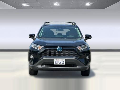 Midnight Black Metallic 2021 Toyota RAV4 Hybrid XLE