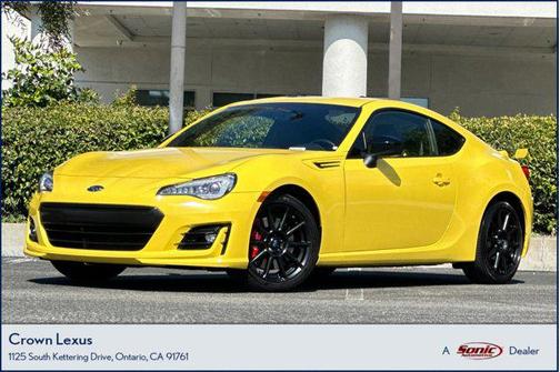 2017 Subaru BRZ Series. Yellow