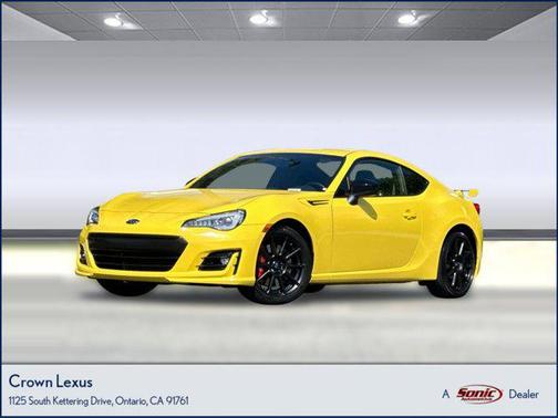 2017 Subaru BRZ Series. Yellow