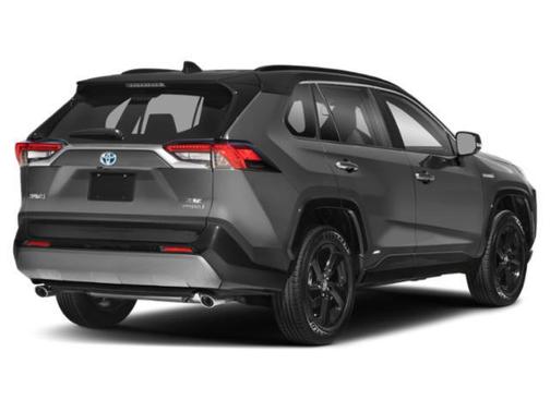 Blizzard Pearl/Midnight Black Metallic 2021 Toyota RAV4 Hybrid SE