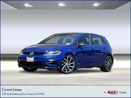 Blue 2019 Volkswagen Golf R 2.0T DSG