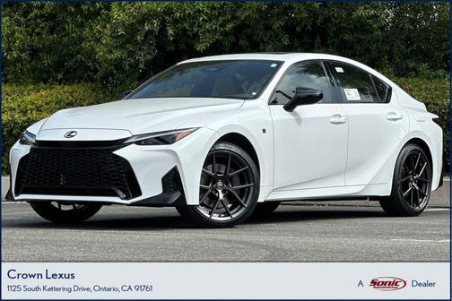 Ultra White 2026 Lexus IS 350 F SPORT Design