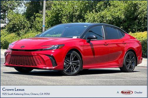 Red 2025 Toyota Camry XSE