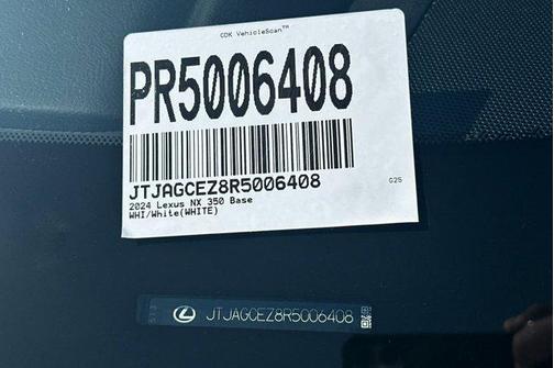 2024 Lexus NX 350 NX 350