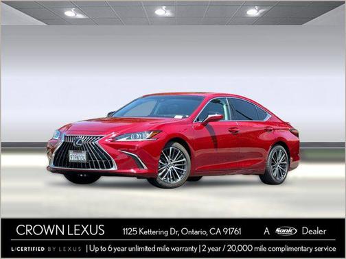 Matador Red Mica 2025 Lexus ES 300h Base