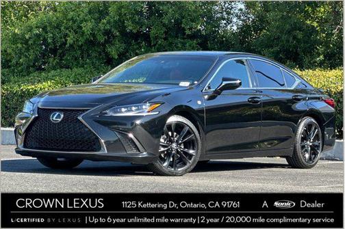 Black 2022 Lexus ES 350 F Sport
