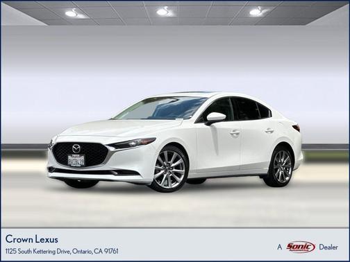 Snowflake White Pearl Mica 2021 Mazda Mazda3 FWD w/Premium Package