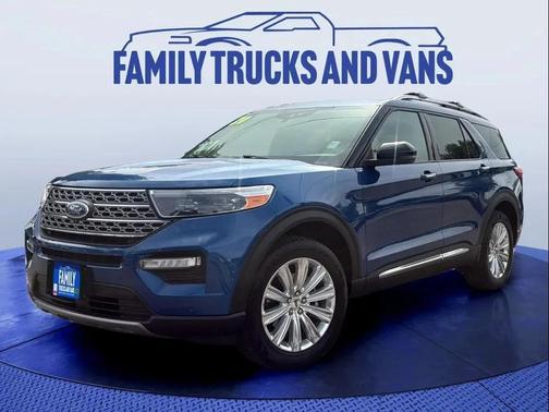 Atlas Blue Metallic 2020 Ford Explorer Limited