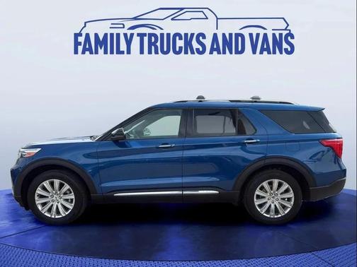 Atlas Blue Metallic 2020 Ford Explorer Limited