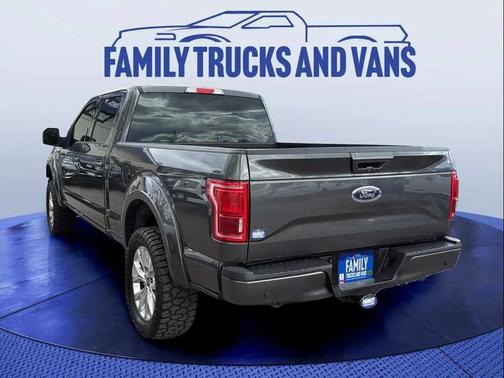Gray 2015 Ford F-150 Lariat