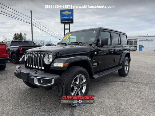 Black 2021 Jeep Wrangler Unlimited Sahara