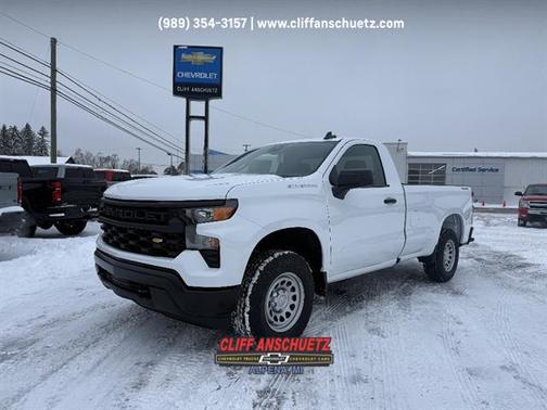 Summit White 2026 Chevrolet Silverado 1500 WT