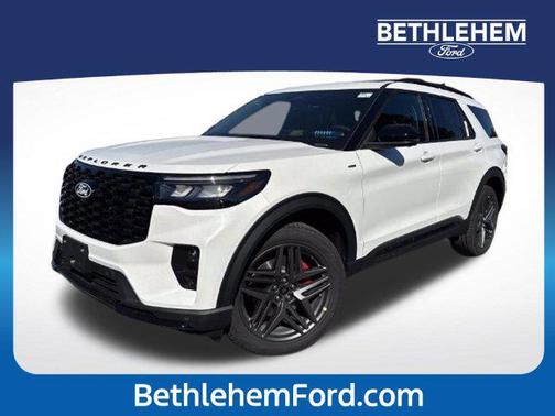 Star White Metallic Tri-Coat 2027 Ford Explorer ST-Line