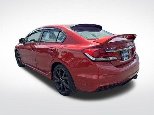 Orange 2013 Honda Civic Si