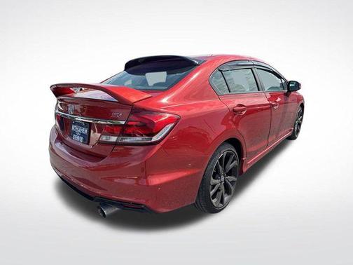 Orange 2013 Honda Civic Si