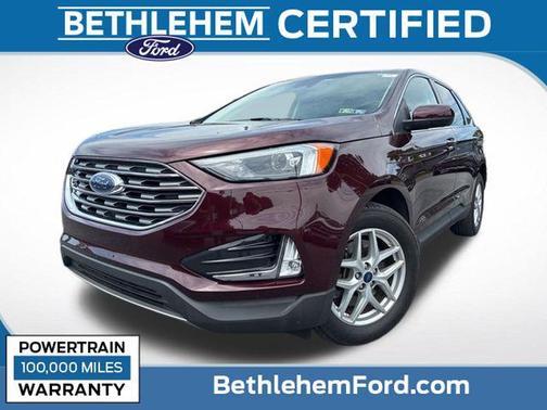 Burgundy Velvet Metallic Tinted Clearcoat 2022 Ford Edge SEL