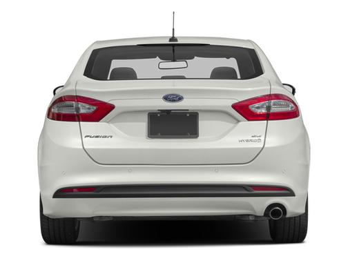 White Platinum Clearcoat Metallic 2014 Ford Fusion Hybrid SE