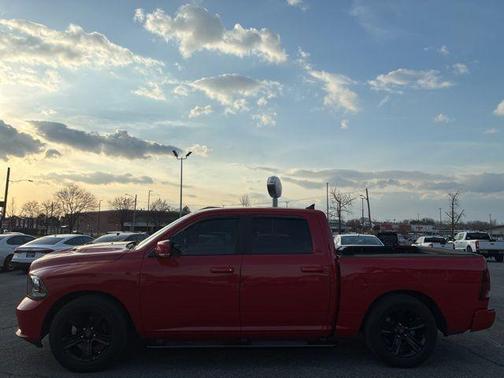 Flame Red Clearcoat 2018 RAM 1500 Night Crew Cab 4x4 5'7' Box