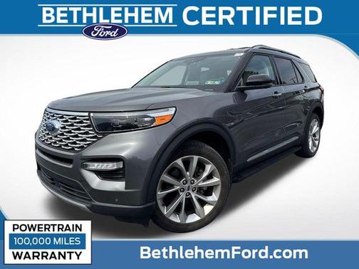Gray Metallic 2023 Ford Explorer Platinum