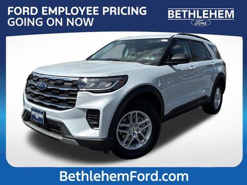 SPACE WHITE METALLIC 2026 Ford Explorer Active