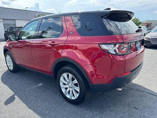 Red 2017 Land Rover Discovery Sport SE