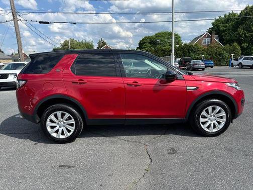 Red 2017 Land Rover Discovery Sport SE