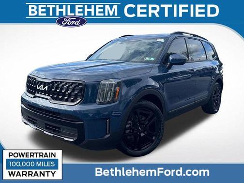 Midnight Lake Blue 2023 Kia Telluride EX X-Line