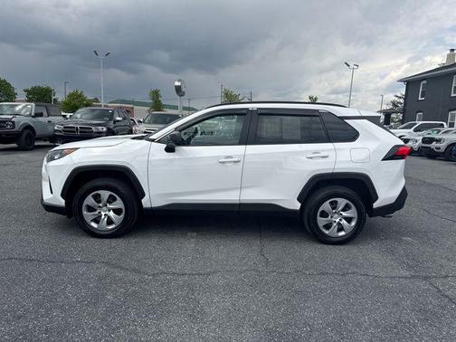 Super White 2021 Toyota RAV4 LE