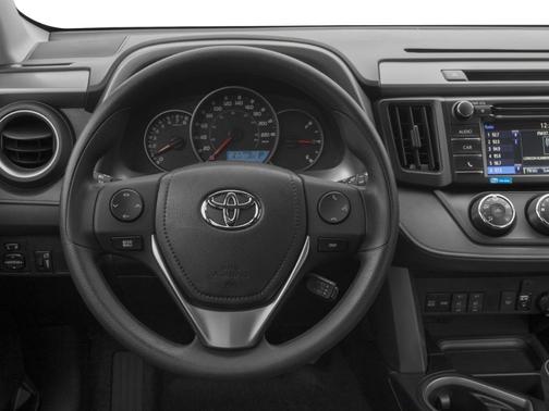 Red 2018 Toyota RAV4 LE