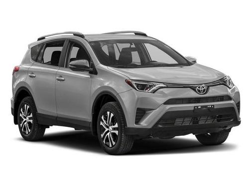 Red 2018 Toyota RAV4 LE