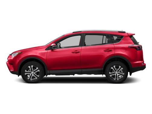 Red 2018 Toyota RAV4 LE