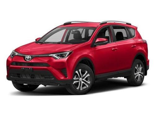 Red 2018 Toyota RAV4 LE