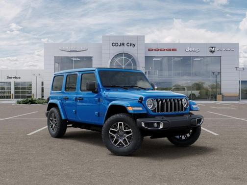 Hydro Blue Pearl 2026 Jeep Wrangler Sahara