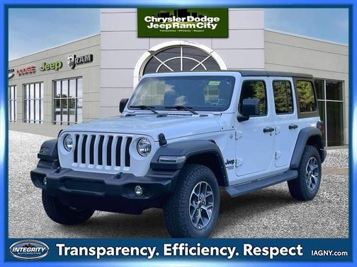 Bright White Clearcoat 2021 Jeep Wrangler Unlimited Sport S