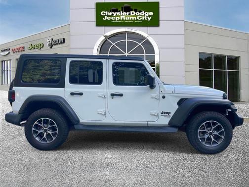 Bright White Clearcoat 2021 Jeep Wrangler Unlimited Sport S