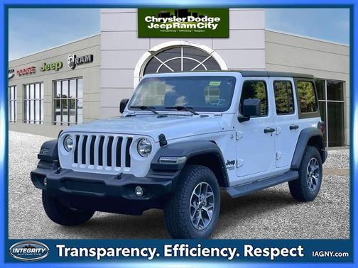 Bright White Clearcoat 2021 Jeep Wrangler Unlimited Sport S