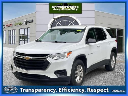 Summit White 2021 Chevrolet Traverse LS
