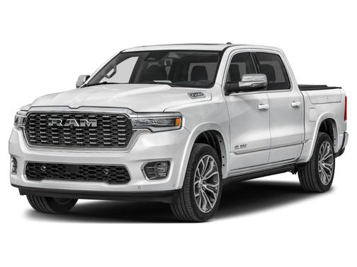 Bright White Clearcoat 2025 RAM 1500 Tungsten