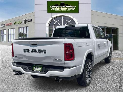 Bright White Clearcoat 2025 RAM 1500 Tungsten