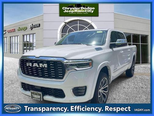 Bright White Clearcoat 2025 RAM 1500 Tungsten