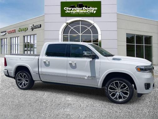 Bright White Clearcoat 2025 RAM 1500 Tungsten