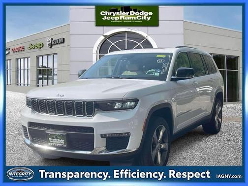 Bright White Clearcoat 2022 Jeep Grand Cherokee L Limited