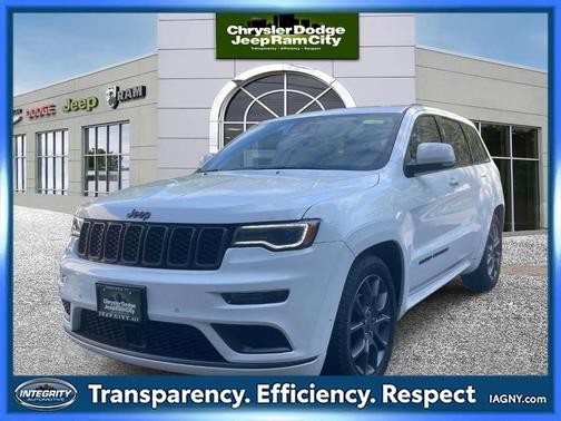 Bright White Clearcoat 2020 Jeep Grand Cherokee High Altitude