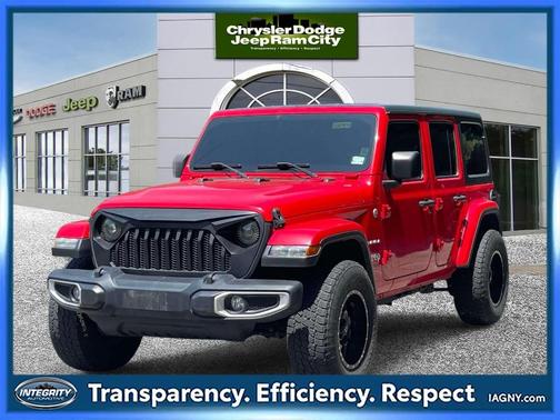 Firecracker Red Clearcoat 2019 Jeep Wrangler Unlimited Sahara