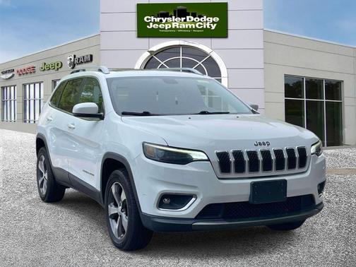 Bright White Clearcoat 2019 Jeep Cherokee Limited