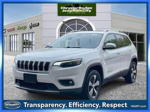Bright White Clearcoat 2019 Jeep Cherokee Limited