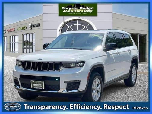 Bright White Clearcoat 2023 Jeep Grand Cherokee L Limited
