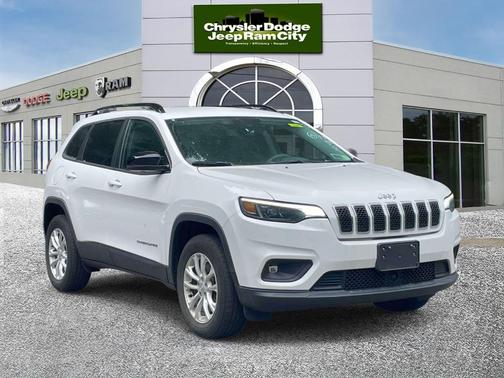 Bright White Clearcoat 2022 Jeep Cherokee Latitude Lux
