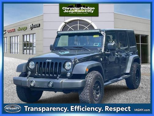 Black Clearcoat 2017 Jeep Wrangler Unlimited Sport
