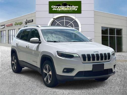 Bright White Clearcoat 2019 Jeep Cherokee Limited